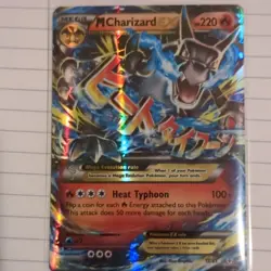 Pokemon Trapped Charizard EX Mega 51 Topps Pikachu's Vacation Ultra Rare Holo - Image 1