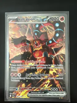 Pokemon TCG Volcanion ex #182/159 Journey Together Special Illustration Rare - Image 1