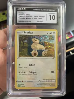 Snorlax 016/032 Venusaur & Lugia EX Deck Holo Pokemon Japanese CGC 10 - Image 1