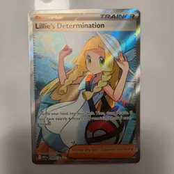 Lillie's Determination 169/132 Me01: Mega Evolution Holo NM Foil Pokemon TCG - Image 1