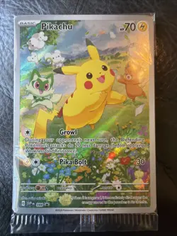 Pokemon TCG Pikachu SVP 088 - SEALED - Scarlett Violet Black Star Promo - Image 1
