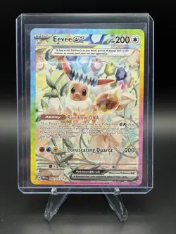 Pokemon Eevee ex 167/131 SV Prismatic Evolutions Special Illustration Rare Holo - Image 1