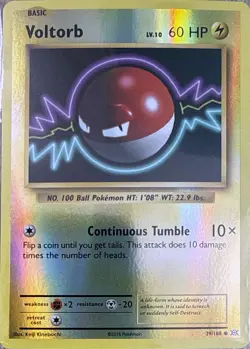 Voltorb 39/108 Common Evolutions Pokemon Reverse Holo NM/M - Image 1