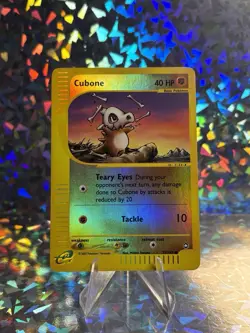 2002 Pokemon Aquapolis Cubone Reverse Holo 72/147 LP E-Reader Nintendo - Image 1