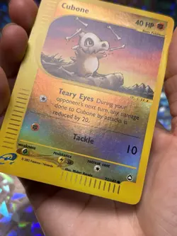 2002 Pokemon Aquapolis Cubone Reverse Holo 72/147 LP E-Reader Nintendo - Image 5