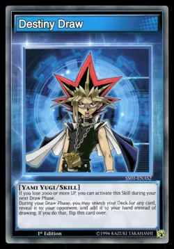 Yugioh Destiny Draw SS01-ENAS2 Common 1st Edition NM - Image 1