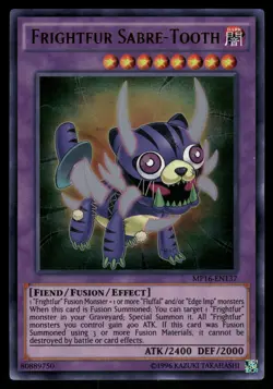 Yugioh Frightfur Sabre-Tooth MP16-EN137 Ultra Rare NM - Image 1