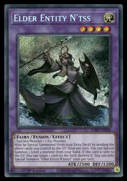 Yugioh Elder Entity N'tss RA01-EN026 Secret Rare 1st Edition NM - Image 1
