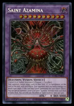 Yugioh Saint Azamina SUDA-EN036 Secret Rare 1st Edition NM - Image 1