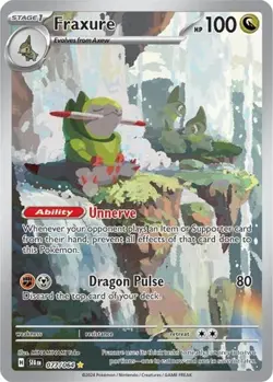 Fraxure (#077/064) - Holofoil SV - Shrouded Fable NM Pokemon - Image 1