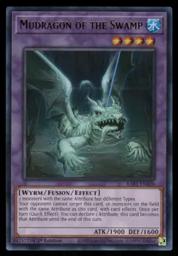 Yugioh Mudragon of the Swamp RA01-EN028 Super Rare 1st Edition NM - Image 1