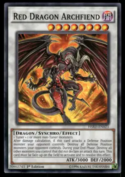 Yugioh Red Dragon Archfiend HSRD-EN023 Common 1st Edition NM - Image 1