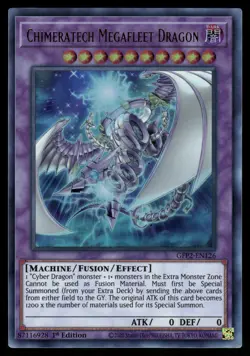 Yugioh Chimeratech Megafleet Dragon GFP2-EN126 Ultra Rare 1st Edition NM - Image 1