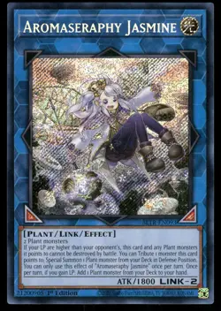 Yugioh Aromaseraphy Jasmine BLTR-EN093 Secret Rare 1st Edition NM - Image 1