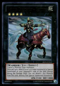 Yugioh Heroic Champion - Gandiva ABYR-EN042 Ultra Rare Unlimited NM - Image 1