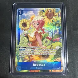 Rebecca OP15-053 SR Alt Art Parallel English One Piece TCG Adventure Kami Island - Image 2