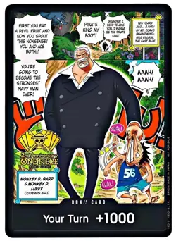 One Piece Card Game Monkey D Luffy P-043 2nd Anniversary Promo Sealed - Image 2