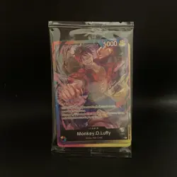 One Piece Card Game Monkey D Luffy P-043 2nd Anniversary Promo Sealed - Image 4