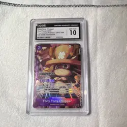 Bandai One Piece CCG Tony Tony Chopper OP07-066 Foil Promo Tournament CGC 10 - Image 2