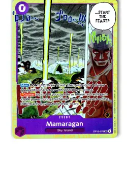 Mamaragan OP15-078 Super Rare Adventure on Kami's Island One Piece Foil LP - Image 1