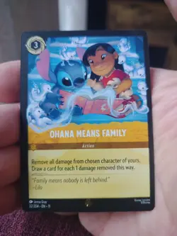 Disney Lorcana Legendary Ohana Means Family 32/204 Winterspell Regular - Image 1