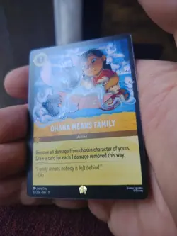 Disney Lorcana Legendary Ohana Means Family 32/204 Winterspell Regular - Image 2