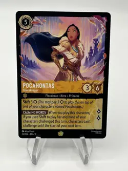 Disney Lorcana Pocahontas - Peacekeeper 22/204 Winterspell Non Foil Legendary - Image 1