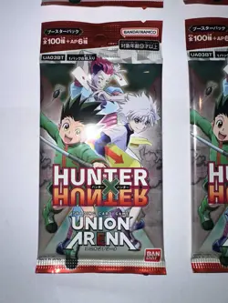 Union Arena TCG X4 Booster Box HUNTER x HUNTER UA03BT - JAP JAPANESE Sealed - Image 2