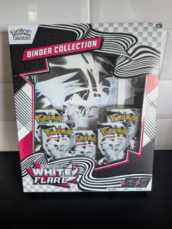Pokemon White Flare Binder Collection Box SV10.5 - Image 1