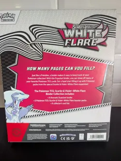 Pokemon White Flare Binder Collection Box SV10.5 - Image 2