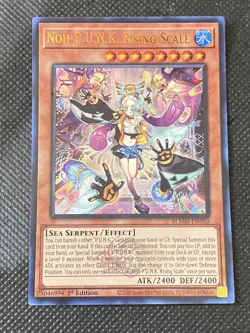 YuGiOh! - Noh-P.U.N.K. Rising Scale BLMM-EN050 Ultra Rare 1st Edition Near Mint - Image 1