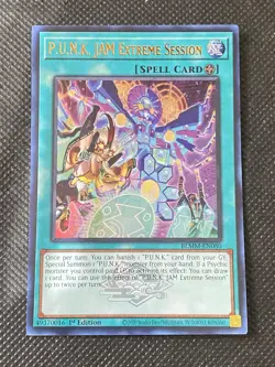 YuGiOh! - P.U.N.K. JAM Extreme Session BLMM-EN080 Ultra Rare 1st Edition NM - Image 1