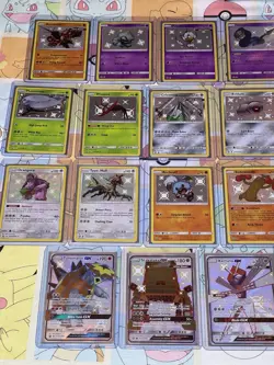Pokemon TCG Hidden Fates Card Lot of 31 NM W/ Empty ETB Box - Image 2
