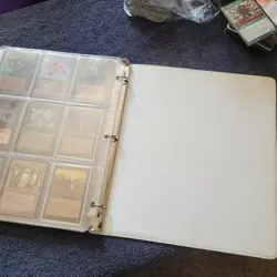 8 Pages of VERY OLD Cards Collection in Binder with an extra 1000 Bulk MTG Lot - Image 5