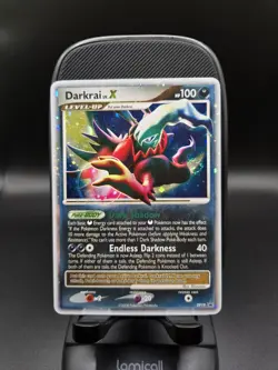 2008 Pokemon Darkrai LV.X DP19 Diamond & Pearl Promo Holo CLEAN SWIRL 🌀 - Image 1