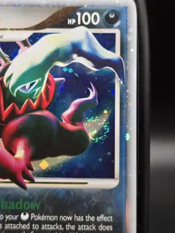 2008 Pokemon Darkrai LV.X DP19 Diamond & Pearl Promo Holo CLEAN SWIRL 🌀 - Image 2