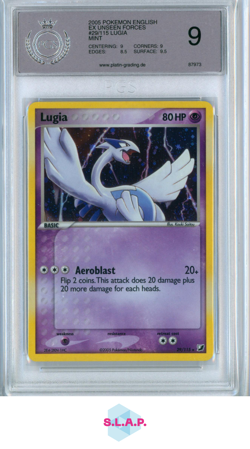 LUGIA POKEMON 29/115 2005 EX UNSEEN FORC3S ENGLISH PGS 9 - Image 1
