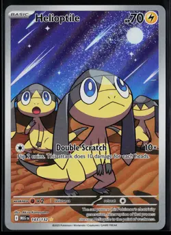 Helioptile 143/132 Illustration Rare Mega Evolution Pokemon NM - Image 1