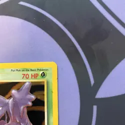 Pokemon TCG Muk Fossil 13/62 Holo 1999-2000 Wizards Base Set Copyright Holo Rare - Image 2