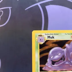 Pokemon TCG Muk Fossil 13/62 Holo 1999-2000 Wizards Base Set Copyright Holo Rare - Image 3