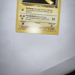 1999 Pokemon Pikachu Black Star Promo Card #4 WB Movie Promo, WOTC ￼ - Image 3
