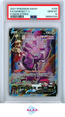 FA GENESECT V POKEMON 255/264 2021 SWSH - ENGLISCH PSA 10 - Image 1