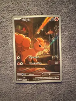 Pokemon Vulpix 138/132 Illustration Rare Holo Me01: Mega Evolution HP 70 - Image 1