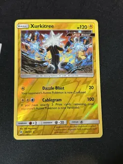 2018 POKEMON FORBIDDEN LIGHT XURKITREE 39/131 REVERSE HOLO (RARE) - Image 1
