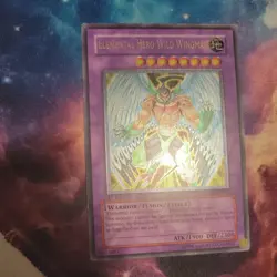 Yugioh! EOJ-EN035 Elemental Hero Wild Wingman 1st Edition Ultimate Rare LP - Image 1