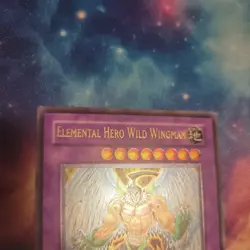 Yugioh! EOJ-EN035 Elemental Hero Wild Wingman 1st Edition Ultimate Rare LP - Image 3
