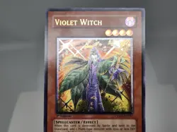 YuGiOh Violet Witch CRMS-EN097 Crimson Crisis 1st Edition Ultimate Rare NM - Image 3