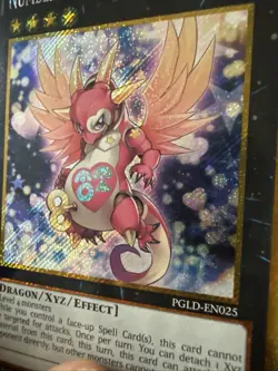 YUGIOH NUMBER 82: HEARTLANDRACO PGLD-EN025 GOLD SECRET - Image 2