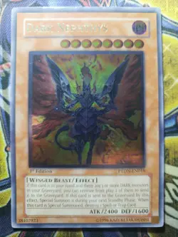 Yugioh! LP Dark Nephthys - PTDN-EN018 - Ultimate Rare - 1st Edition Lightly Play - Image 1