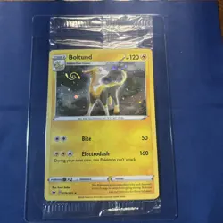 POKEMON - Boltund Knockout Collection 3 Card Sealed COSMOS HOLO Lot - SWIRL!!!! - Image 2